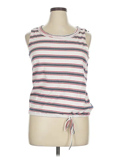 Pre-owned Max Studio Sleeveless T-shirt In White