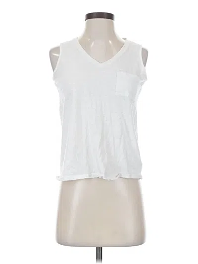Pre-owned Max Studio Sleeveless T-shirt In White