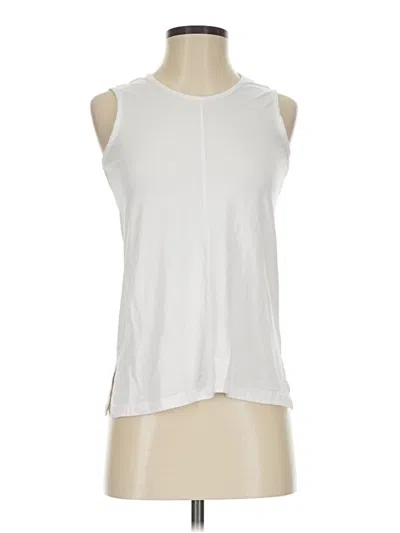 Pre-owned Max Studio Sleeveless T-shirt In White