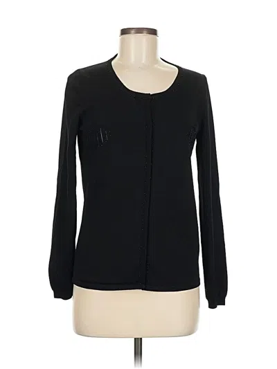 Pre-owned Max Studio Specialty Products Cardigan Sweater In Black