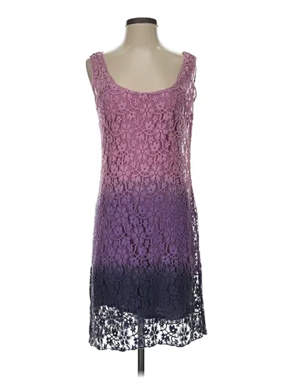 Pre-owned Max Studio Specialty Products Cocktail Dress In Purple