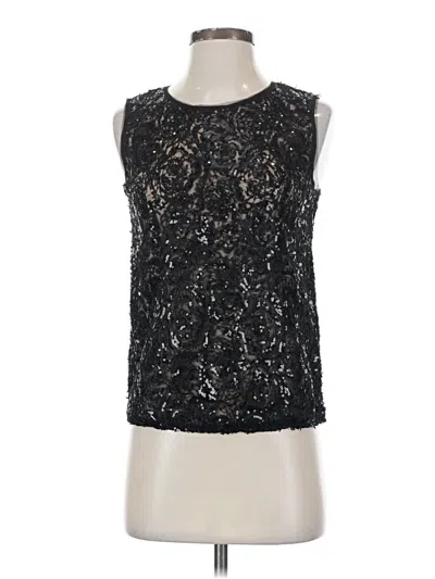 Pre-owned Max Studio Specialty Products Sleeveless Blouse In Black
