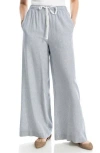 Max Studio Stripe Drawstring Pants