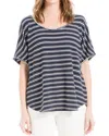 Max Studio Stripe Top