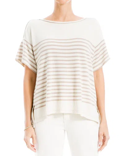 Max Studio Max Mara Studio Stripe Top In White