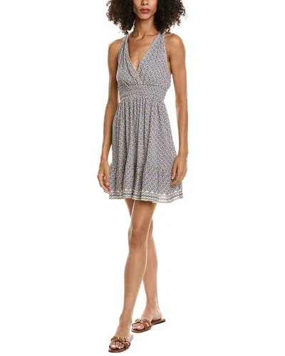 Max Studio Surplice Mini Dress In White