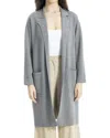 Max Studio Sweater Jacket In Gray