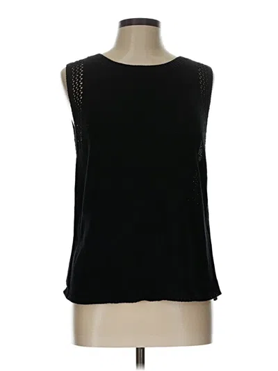 Max Studio Sweater Vest In Black
