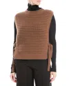 Max Studio Sweater Vest In Brown