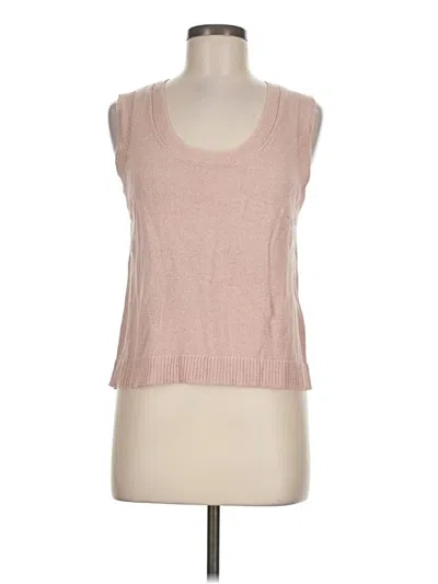 Max Studio Sweater Vest In Pink