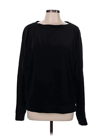 Pre-owned Max Studio Sweatshirt In Black