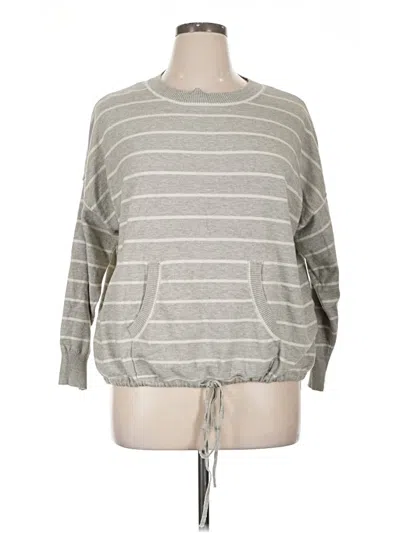 Pre-owned Max Studio Sweatshirt In Gray