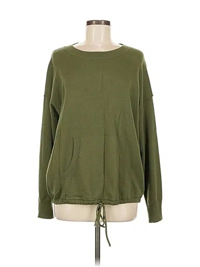 Pre-owned Max Studio Sweatshirt In Green