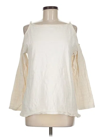 Pre-owned Max Studio Sweatshirt In Ivory