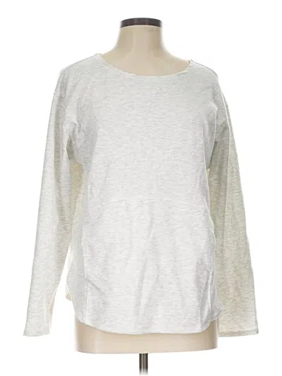 Pre-owned Max Studio Sweatshirt In Silver
