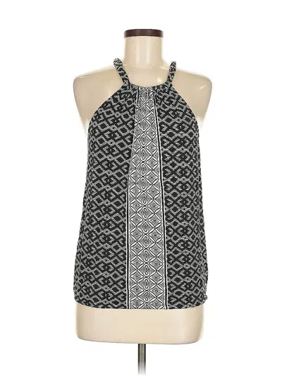 Pre-owned Max Studio Tank Top Black Halter Neckline Tops