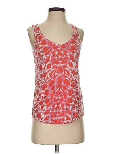 Pre-owned Max Studio Tank Top Red Halter Neckline Tops