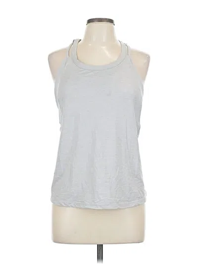 Pre-owned Max Studio Tank Top Silver Halter Neckline Tops