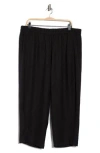 Max Studio Texture Barrel Pants In Black