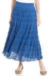 MAX STUDIO MAX STUDIO TEXTURED MIDI SKIRT