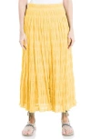 Max Studio Textured Midi Skirt