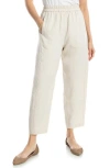 Max Studio Textured Twill Barrel Leg Pants