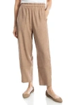 Max Studio Textured Twill Barrel Leg Pants