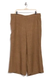 Max Studio Textured Wide Leg Crop Pants