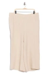 Max Studio Textured Wide Leg Crop Pants