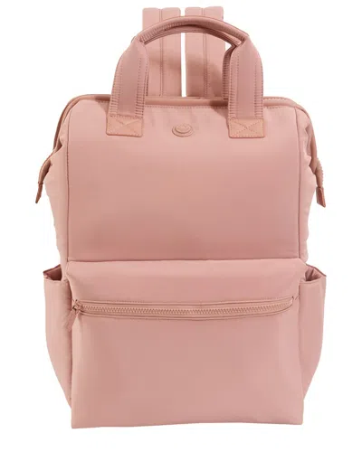 Max Studio The Elise Sport Nylon 18in Workbook Backpack In Pink