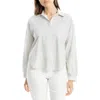 Max Studio Three-quarter Sleeve Top In White