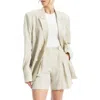 Max Studio Ticking Stripe Oversize Blazer In Multi