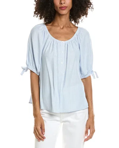 MAX STUDIO MAX STUDIO TIE SLEEVE BLOUSE