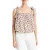 Max Studio Tie Strap Bubble Top