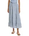 Max Studio Tiered Maxi Skirt In Multi