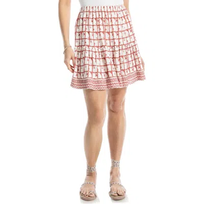 Max Studio Tiered Miniskirt