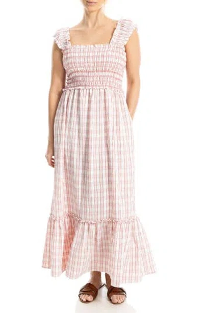Max Studio Tiered Printed Sundress In Neutral