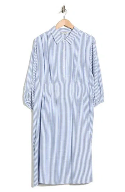 Max Studio Tiered Shirtdress In Multi