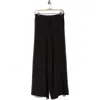 Max Studio Tipped Wide Leg Sweater Pants In Black