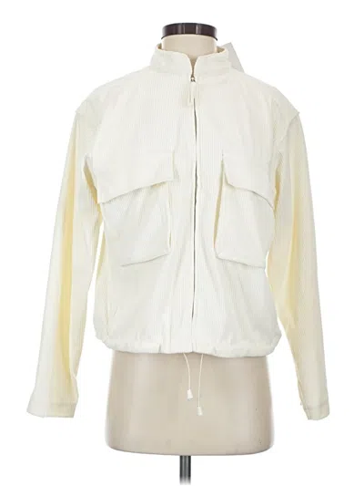 Max Studio Track Jacket In White