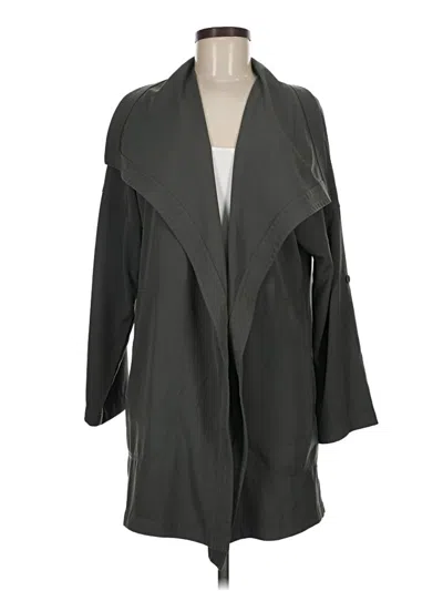 Pre-owned Max Studio Trenchcoat In Gray