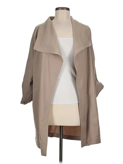 Pre-owned Max Studio Trenchcoat In Tan