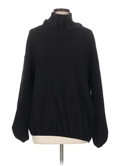 Pre-owned Max Studio Turtleneck Sweater In Black