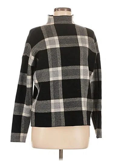 Pre-owned Max Studio Turtleneck Sweater In Black
