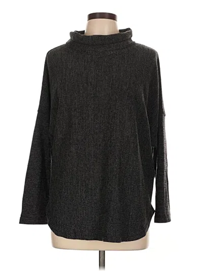 Pre-owned Max Studio Turtleneck Sweater In Black
