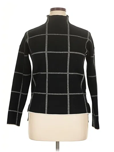 Pre-owned Max Studio Turtleneck Sweater In Black