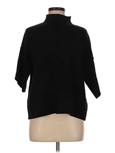 Pre-owned Max Studio Turtleneck Sweater In Black