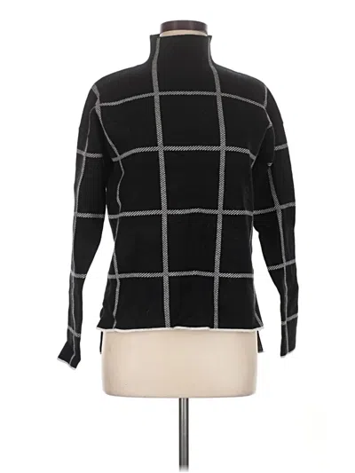 Pre-owned Max Studio Turtleneck Sweater In Black