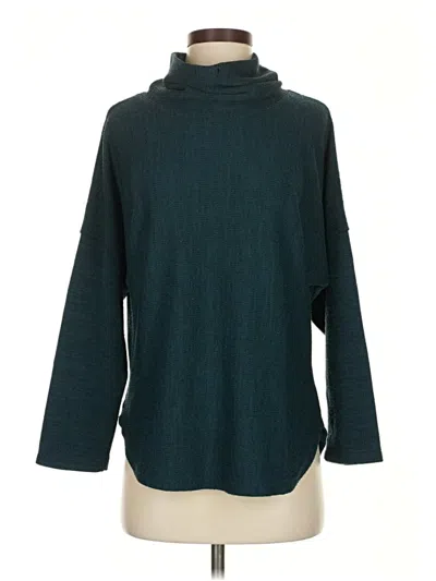 Pre-owned Max Studio Turtleneck Sweater In Blue