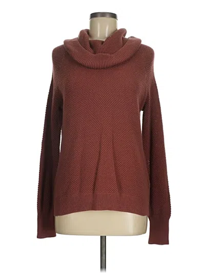 Pre-owned Max Studio Turtleneck Sweater In Brown